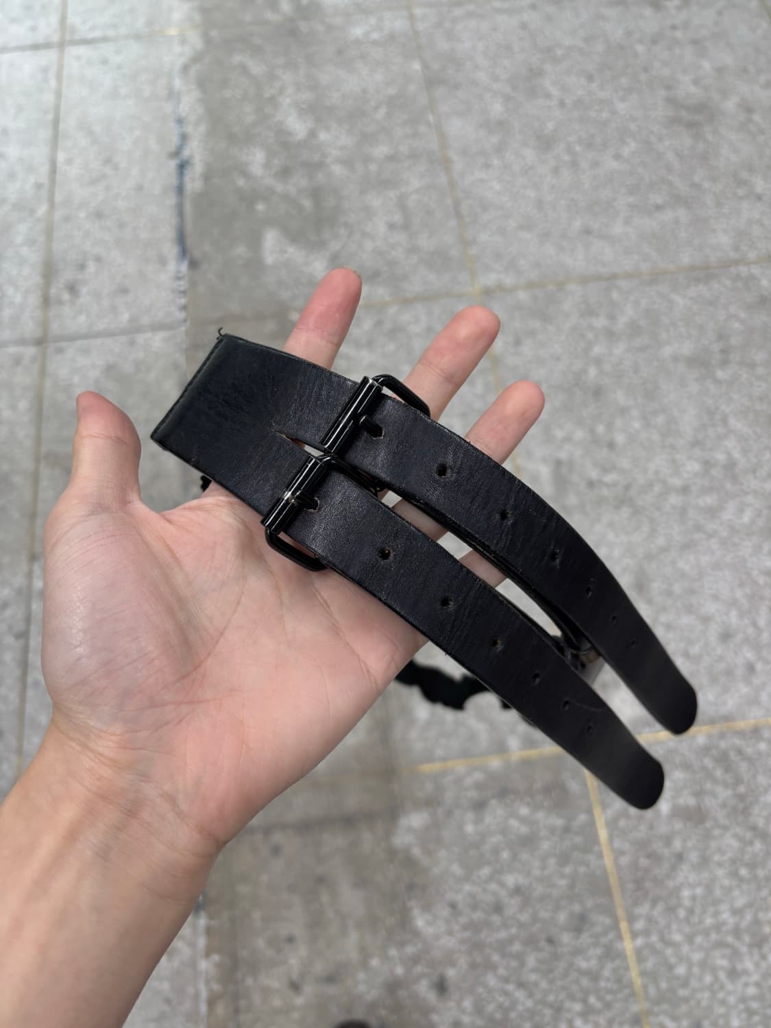 라프시몬스 05AW 더블 벨트 상품이미지9