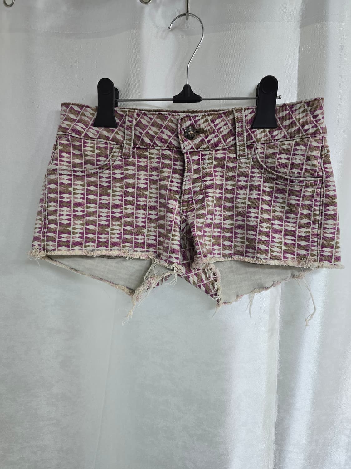 siwy 패턴 데님 반바지 (1973) 상품이미지1