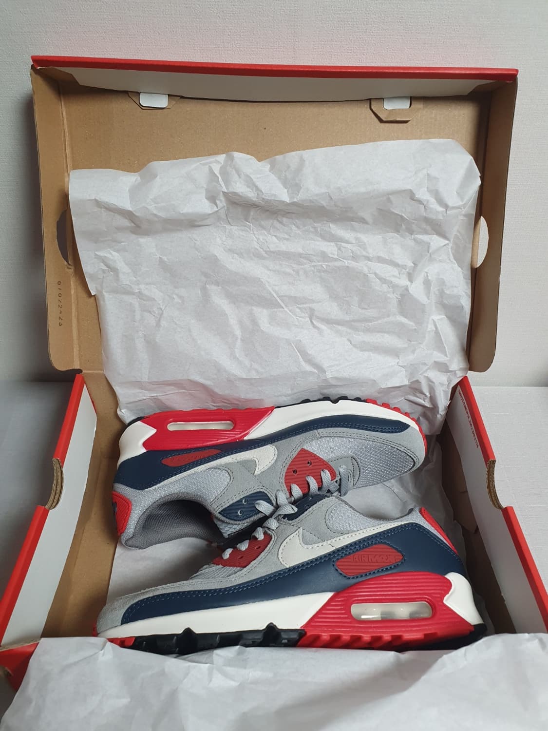 👟 새상품 나이키 에어맥스90 스모크그레이 255 상품이미지2