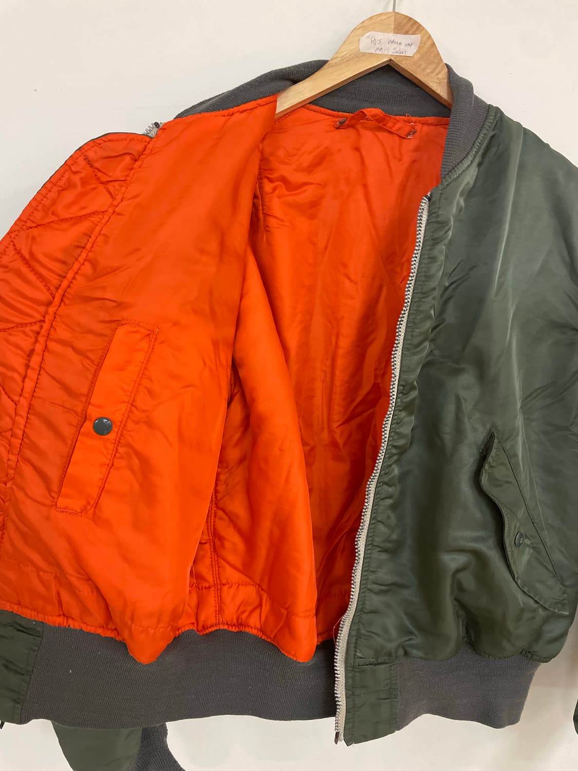 [L] 70s 알파인더스트리 오리지널 ma-1 E타입 상품이미지5