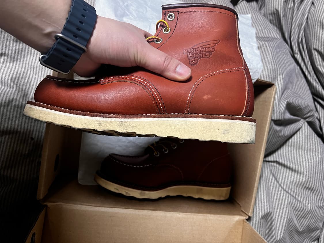 레드윙 8131 목토 5E , 235~240 사이즈 극미중고 상품이미지6