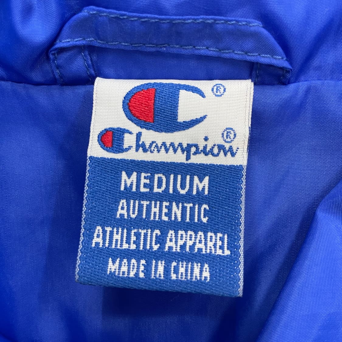 챔피온 USA 블루 빅로고 바람막이 M 상품이미지5