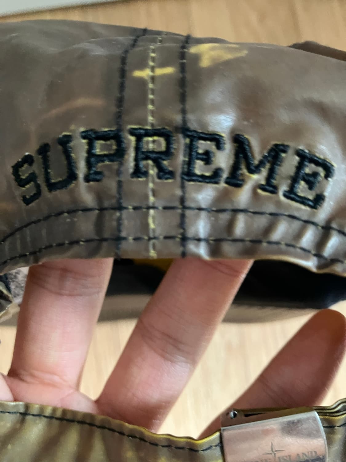 16ss Supreme X Stone Island 히트리액티브 캡 상품이미지6