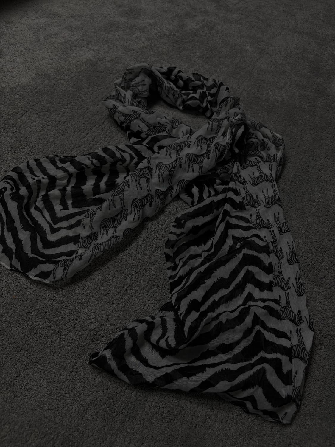 Vintage vkei punk mood leopard scarf 상품이미지2