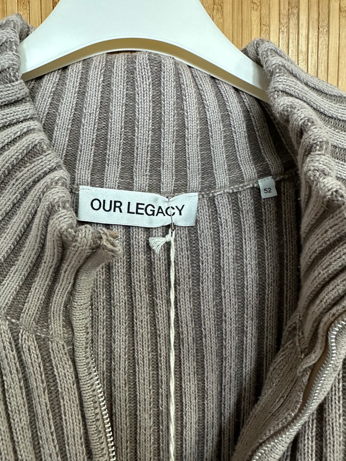 아워레가시 클래식 지퍼 가디건 상품이미지5