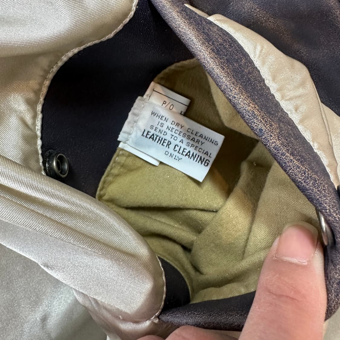 90s 할리데이비슨 레더 바시티 자켓 XL 상품이미지10