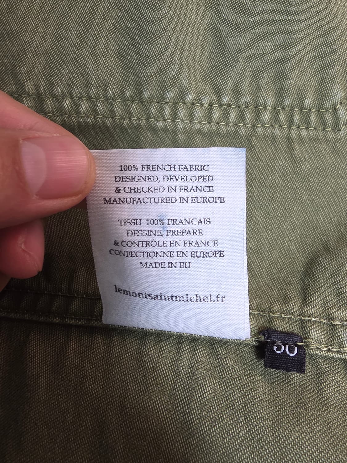 [50] 르몽생미셸 워크 자켓 빈티지카키 상품이미지9