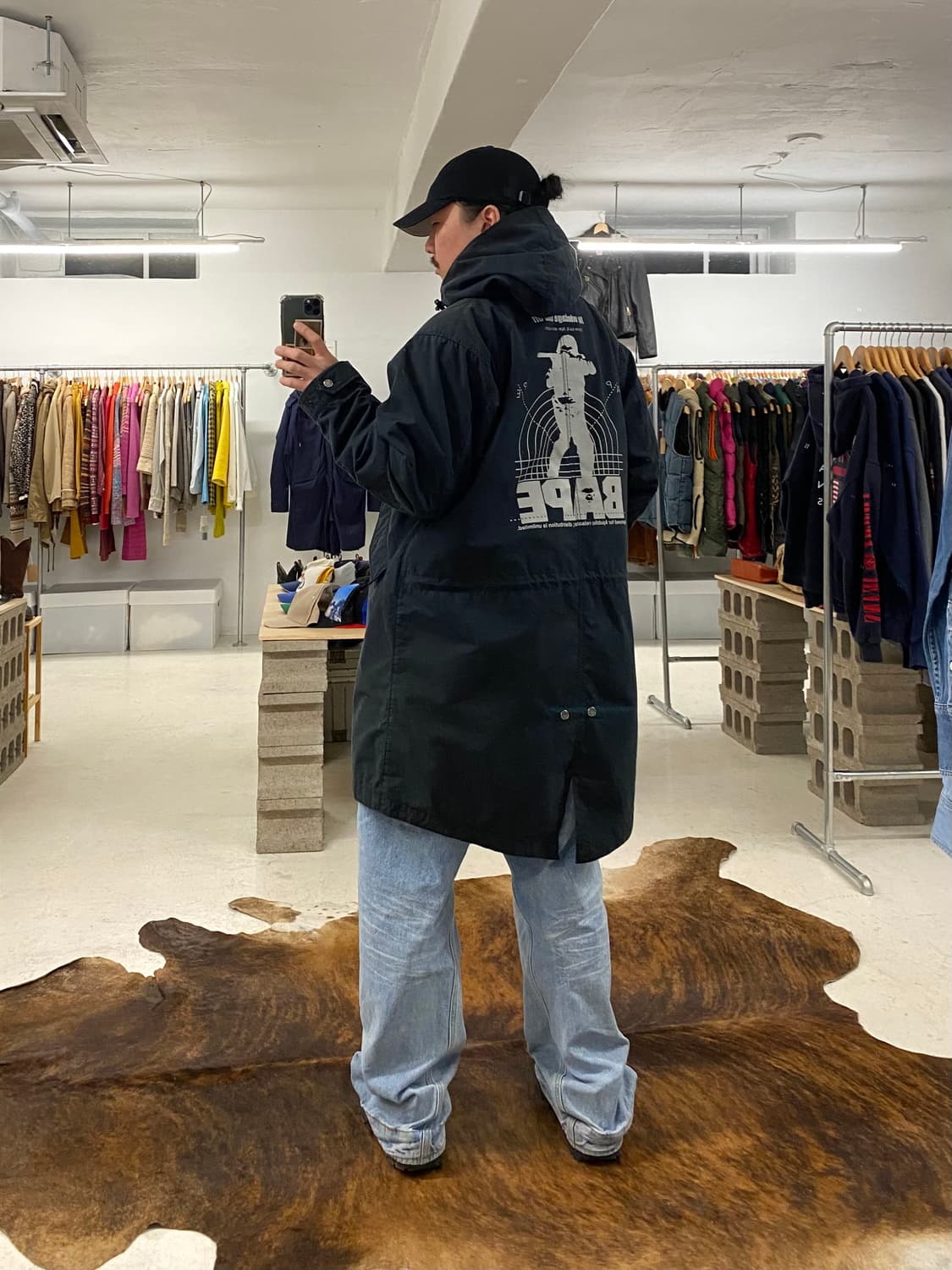 BAPE planet of the apes fishtail parka 상품이미지1