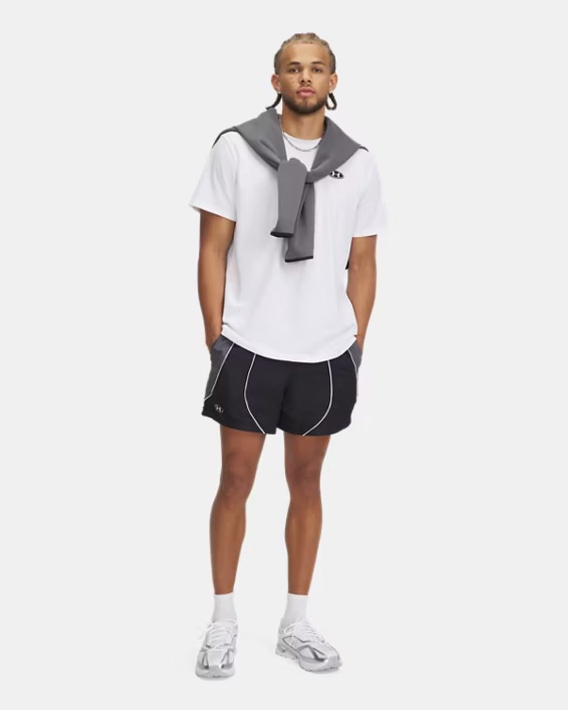 언더아머 반바지 UA 아이콘 컬러블록 쇼츠 블랙 M 사이즈 상품이미지8