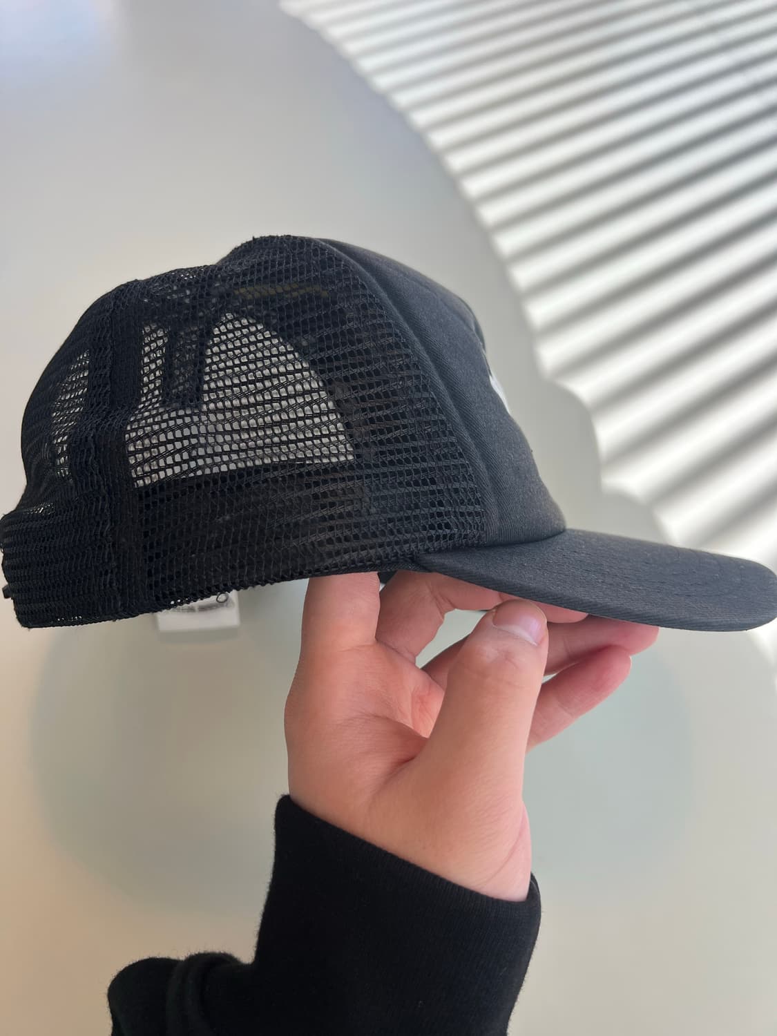 크롬하츠 레더 패치 세메터리 매쉬캡 상품이미지3