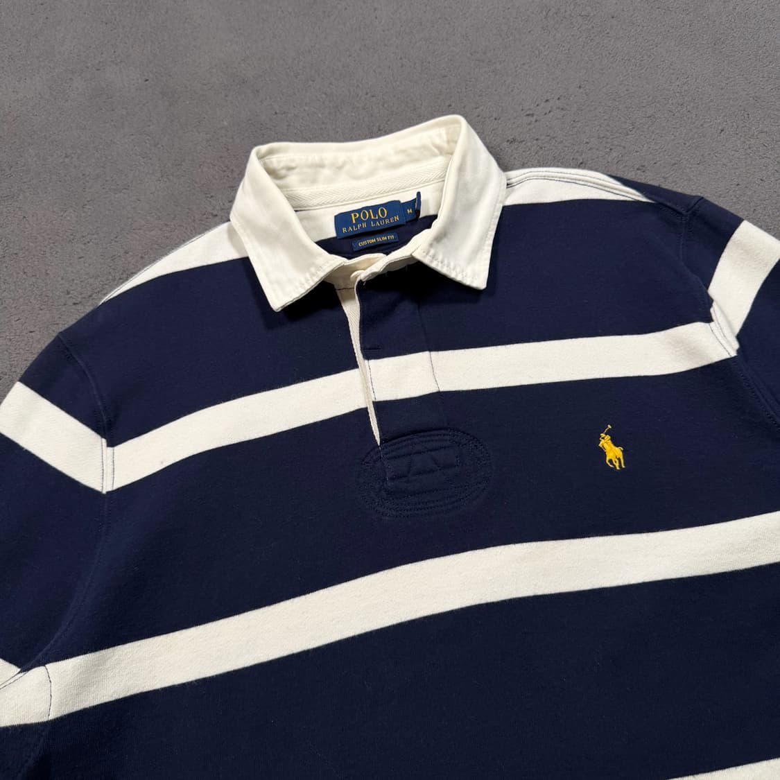 폴로 네이비 스트라이프 럭비티 상품이미지1