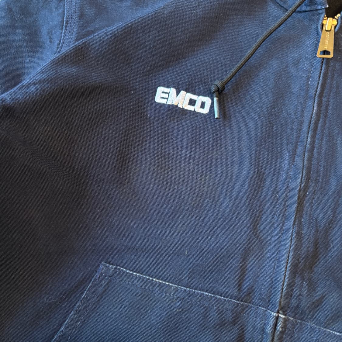 미국 생산 칼하트 j131 네이비 액티브 자켓  상품이미지4