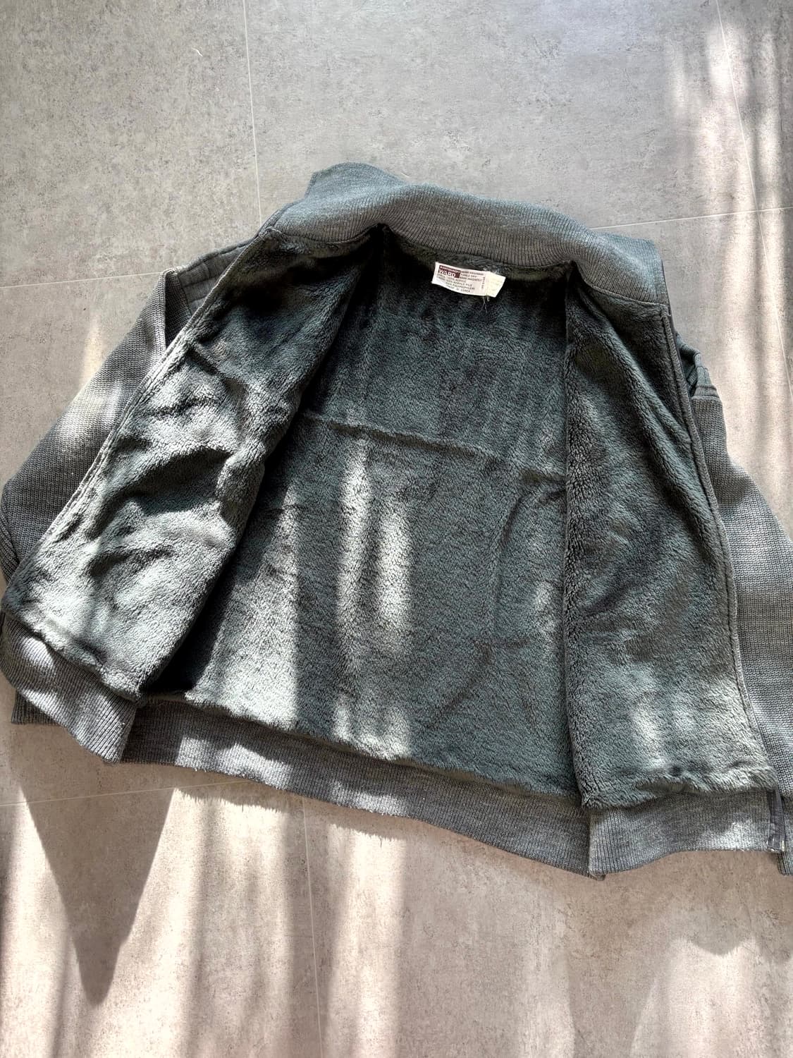 80's Montgomery Ward 니트 집업 자켓 XL 상품이미지8