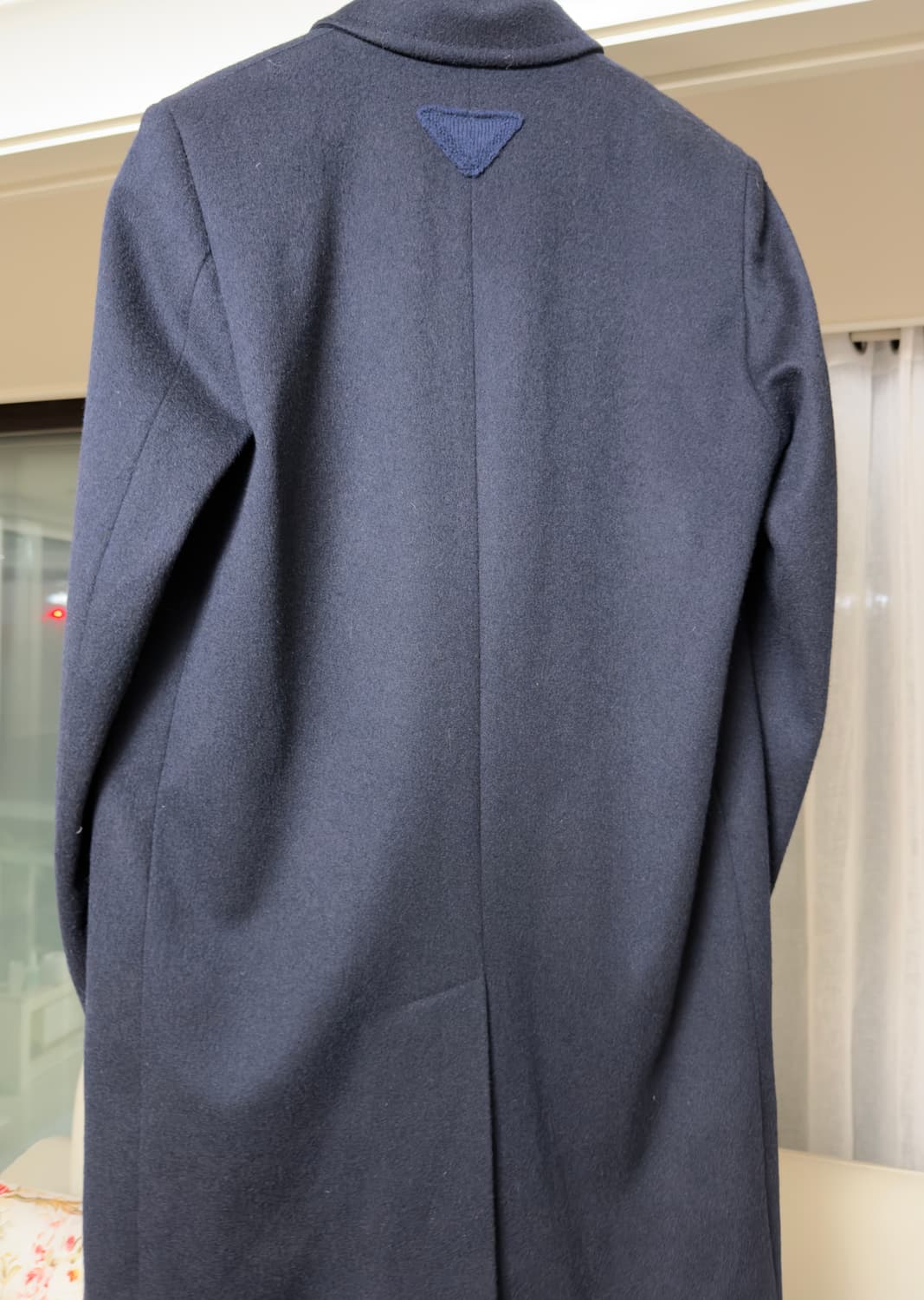 정품 프라다 25fw  울 싱글브레스티드 롱코트 상품이미지2