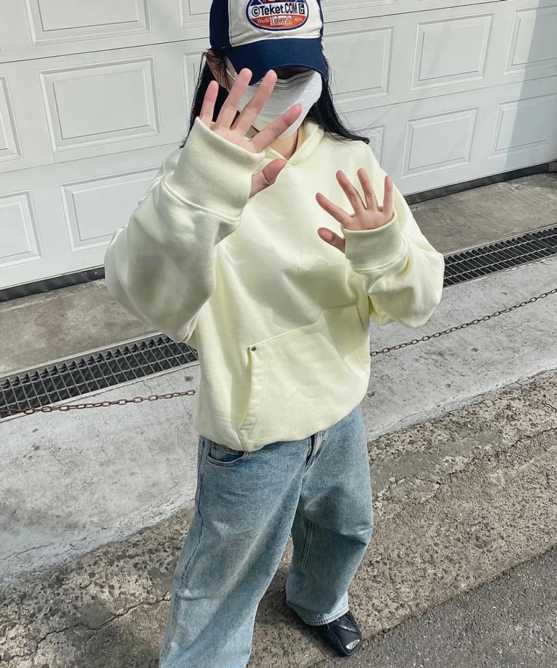 XL ) 인템포무드 오버핏 후드 상품이미지1