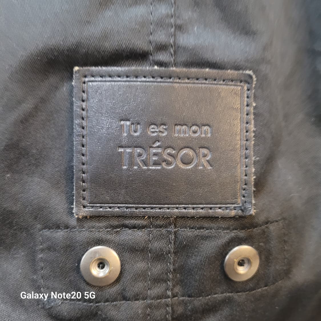 정품 Tu es mon TRESOR 리본 스타 피쉬테일 야상자켓 상품이미지5