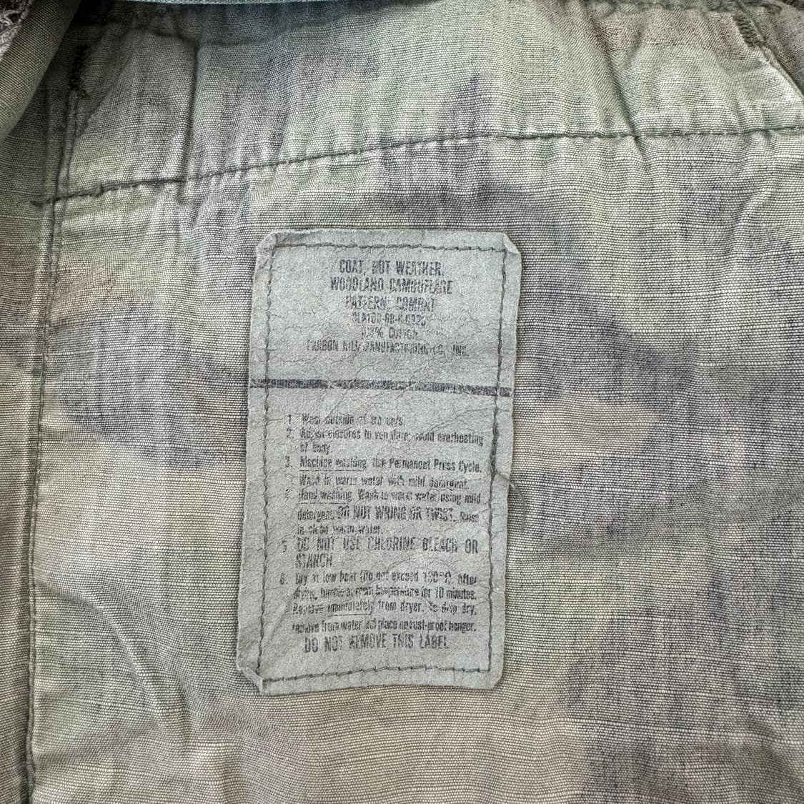 US Army 우드랜드 카모 셔츠 자켓 (XS)   상품이미지6