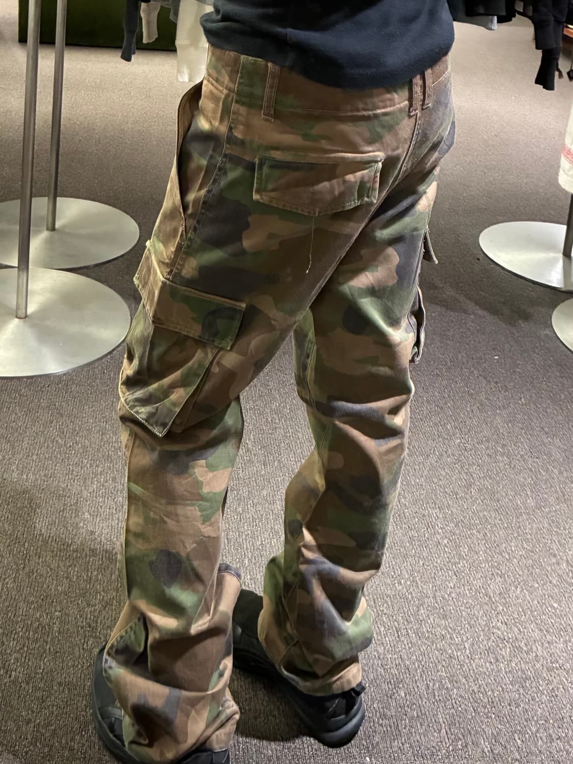 L)Japanese vintage 여성 밀리터리 카고 팬츠 상품이미지2