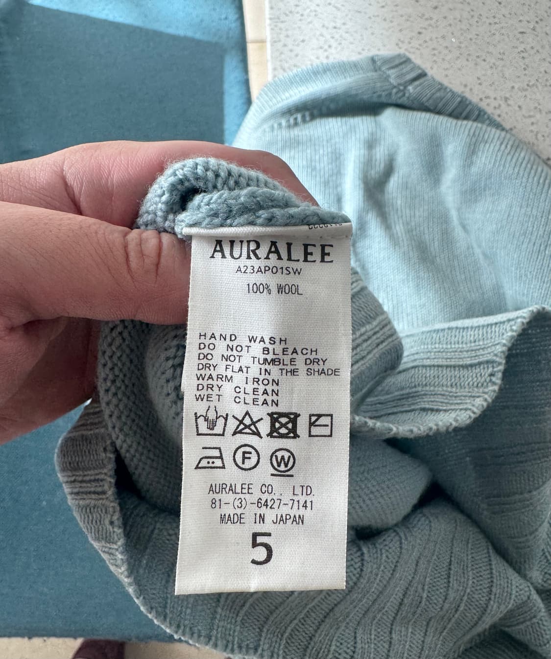 오라리 니트 5 SIZE 상품이미지8