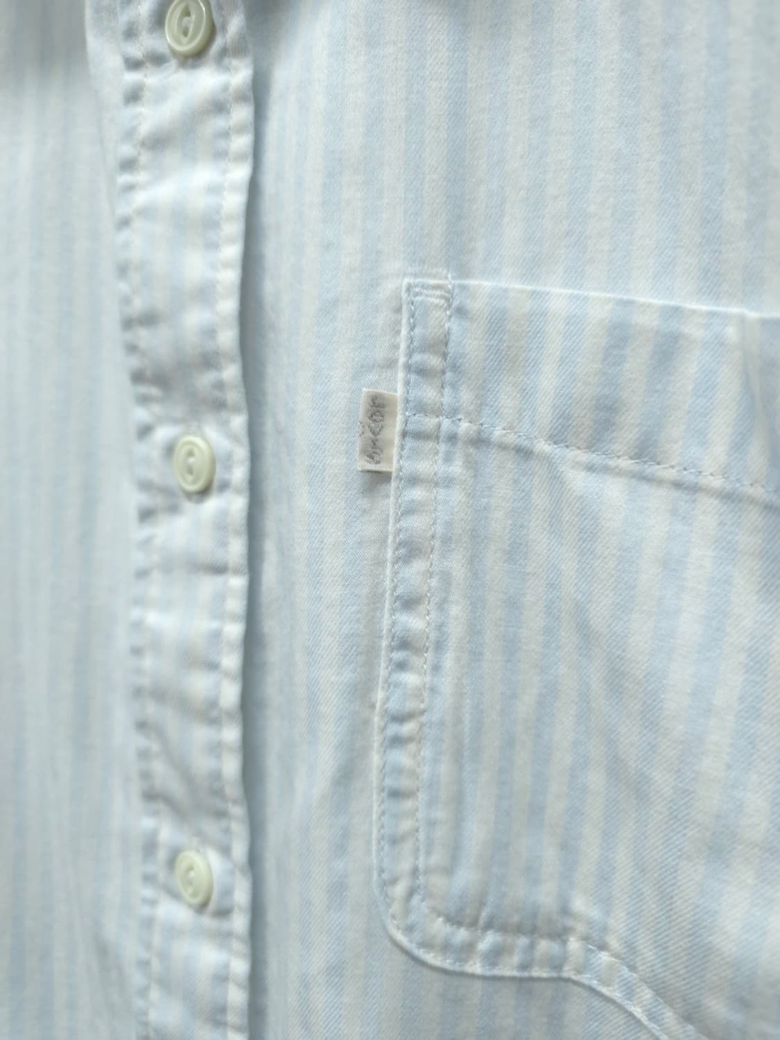 리바이스 화이트라벨 라이트블루 셔츠 ( 여성66~66반 ) 상품이미지4