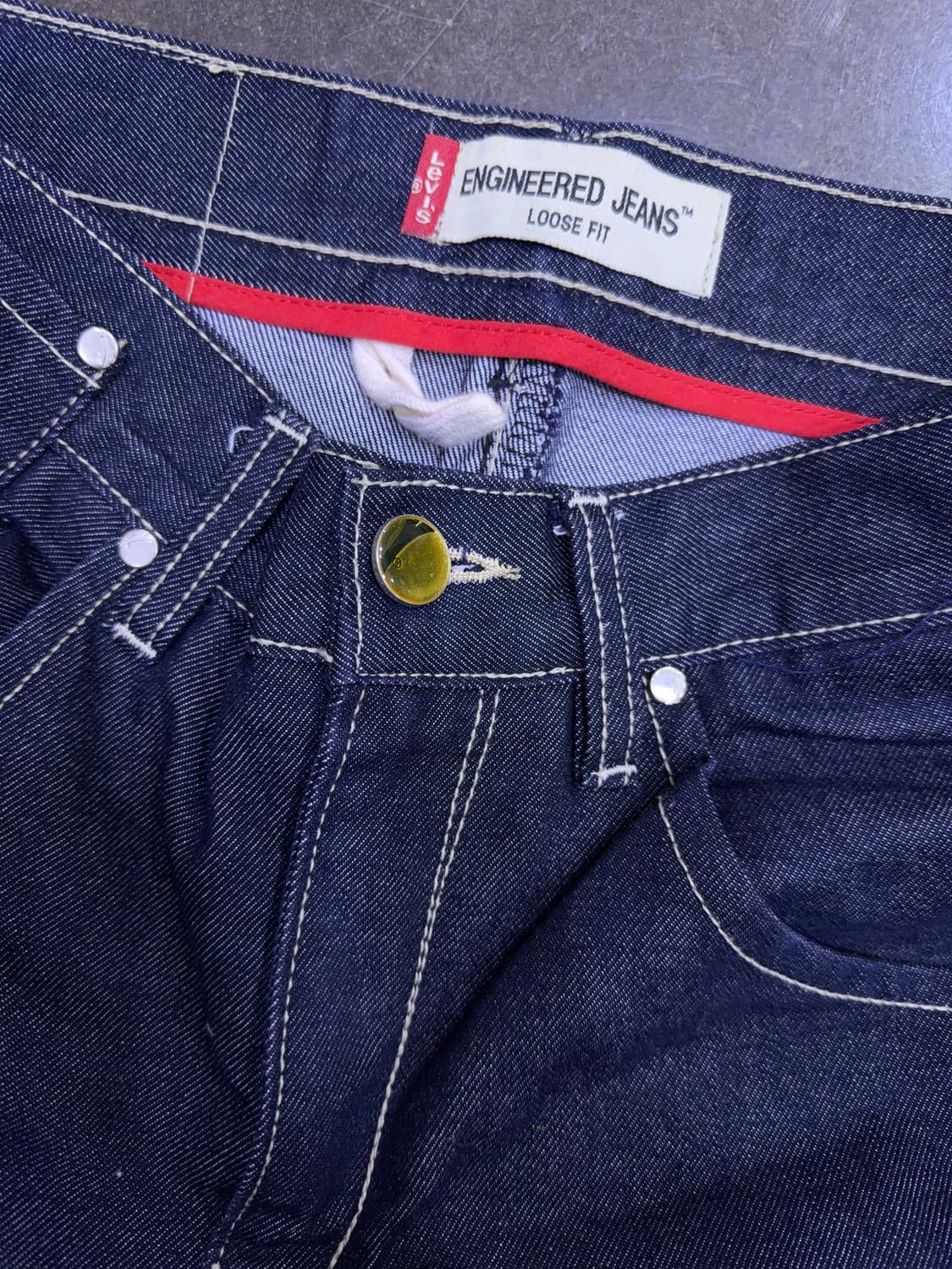 리바이스 엔지니어드진 루즈핏 재팬 메이드 딥인디고 데님팬츠 30 상품이미지8