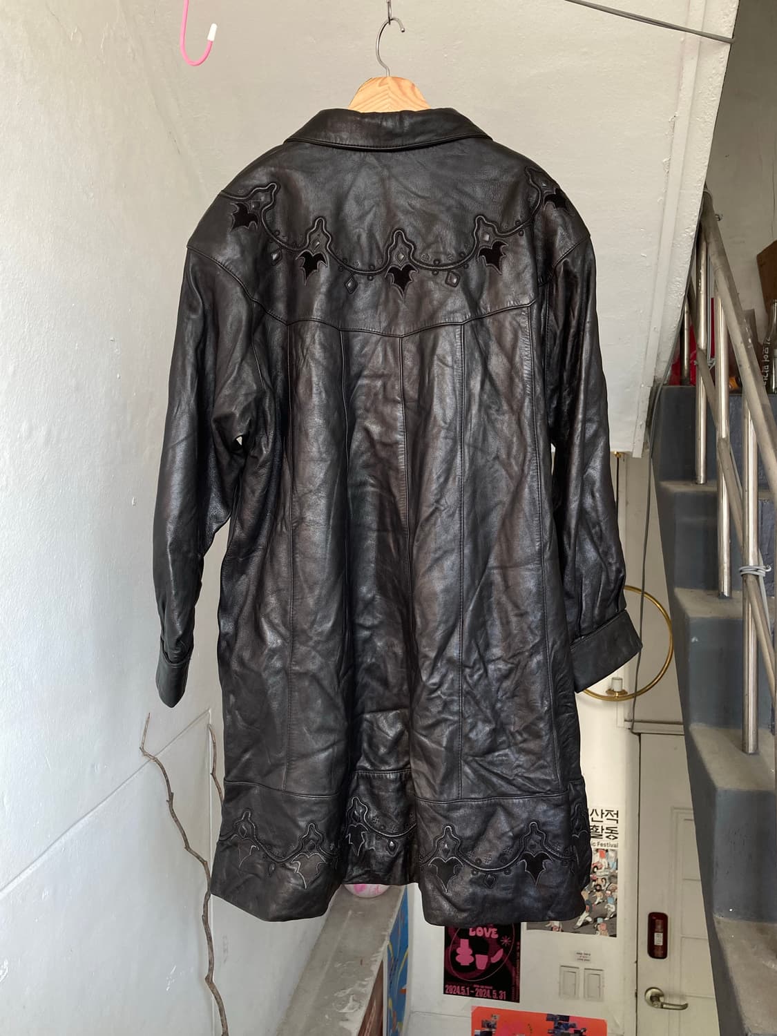 양가죽 웨스턴 롱 코트 상품이미지5