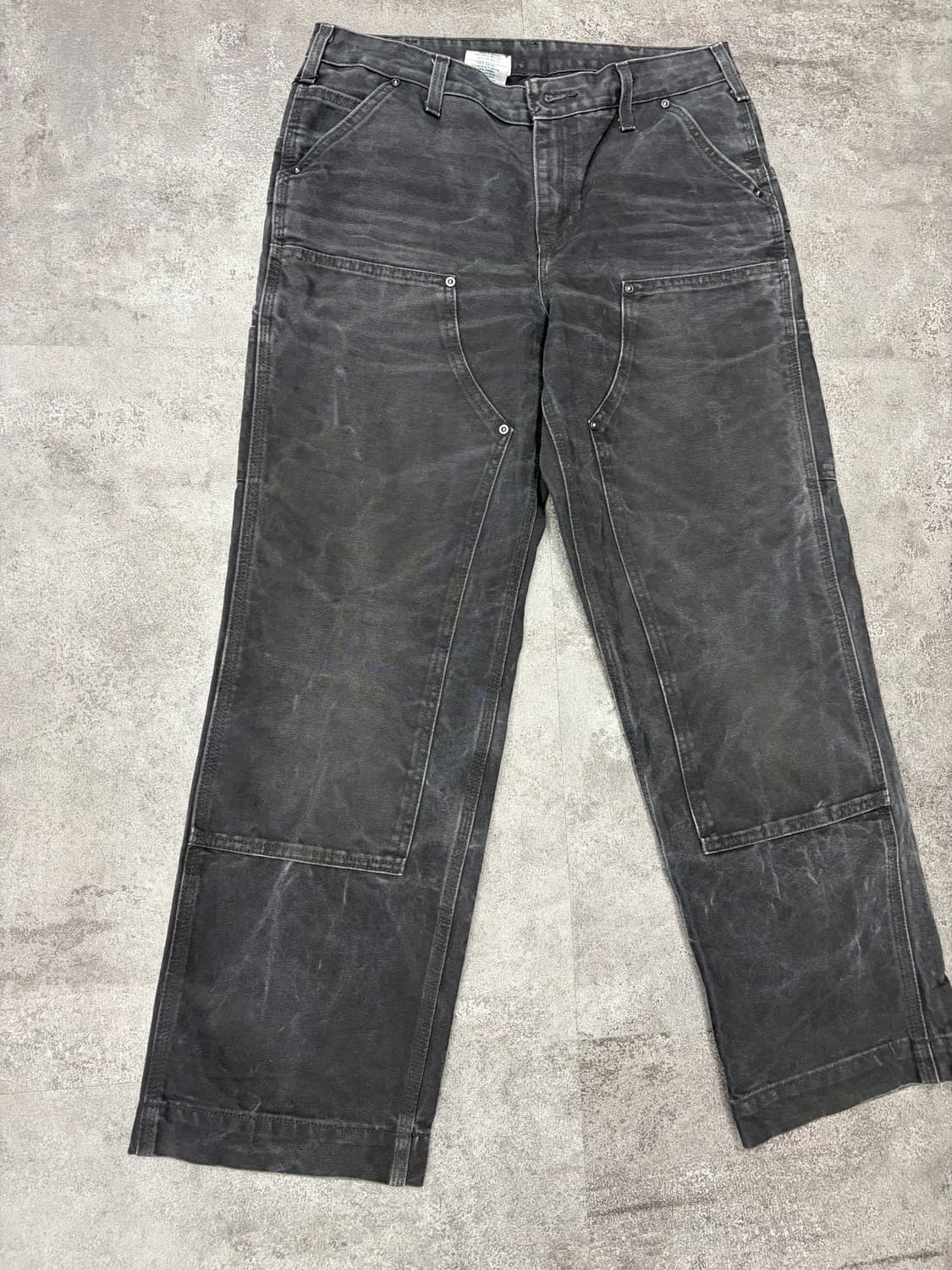 10s 칼하트 더블니 blk 블랙 워크팬츠 상품이미지2