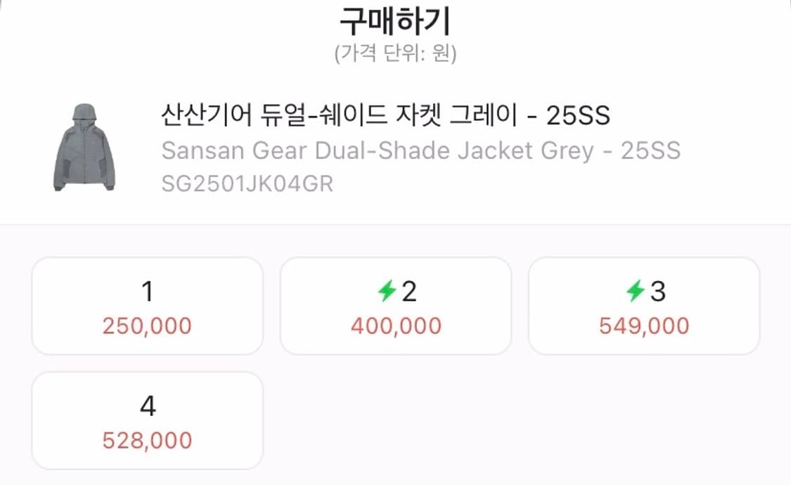 산산기어 듀얼-쉐이드 자켓 그레이 - Sansan Gear 상품이미지3