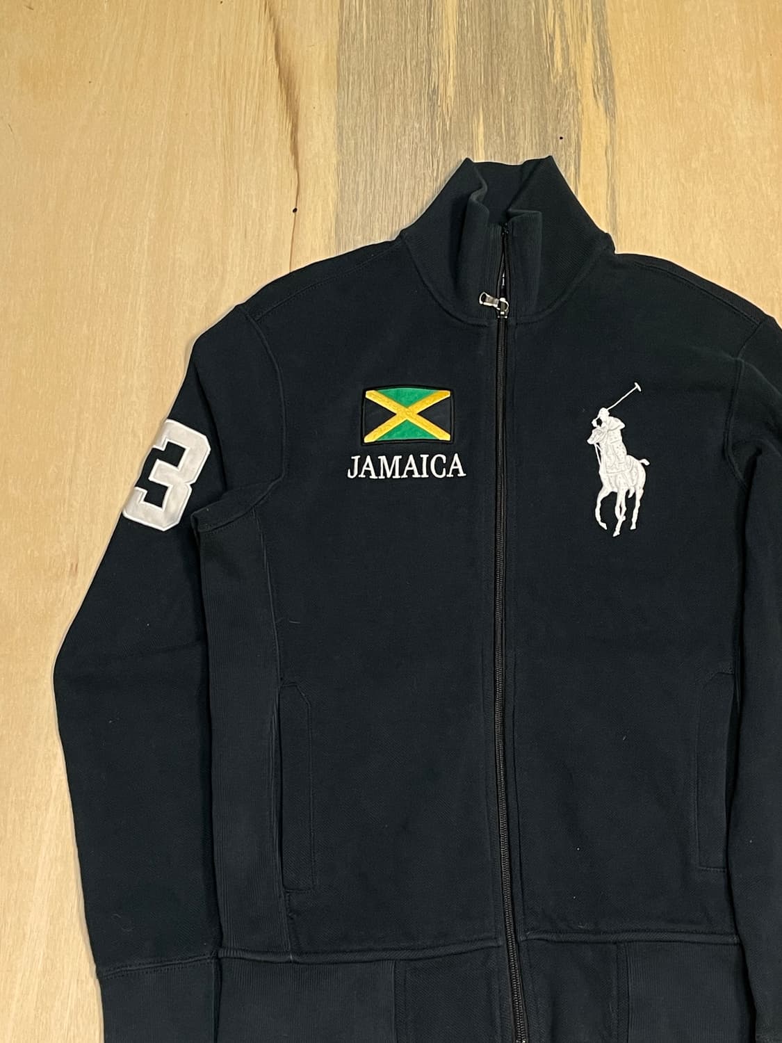 폴로 빅포니 자메이카 🇯🇲 국기 넘버링 집업 져지 트랙탑 S 상품이미지7