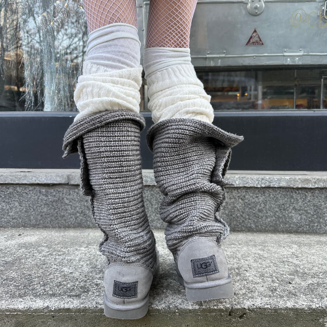 00s 그레이 니트 어그 카디 부츠 상품이미지8