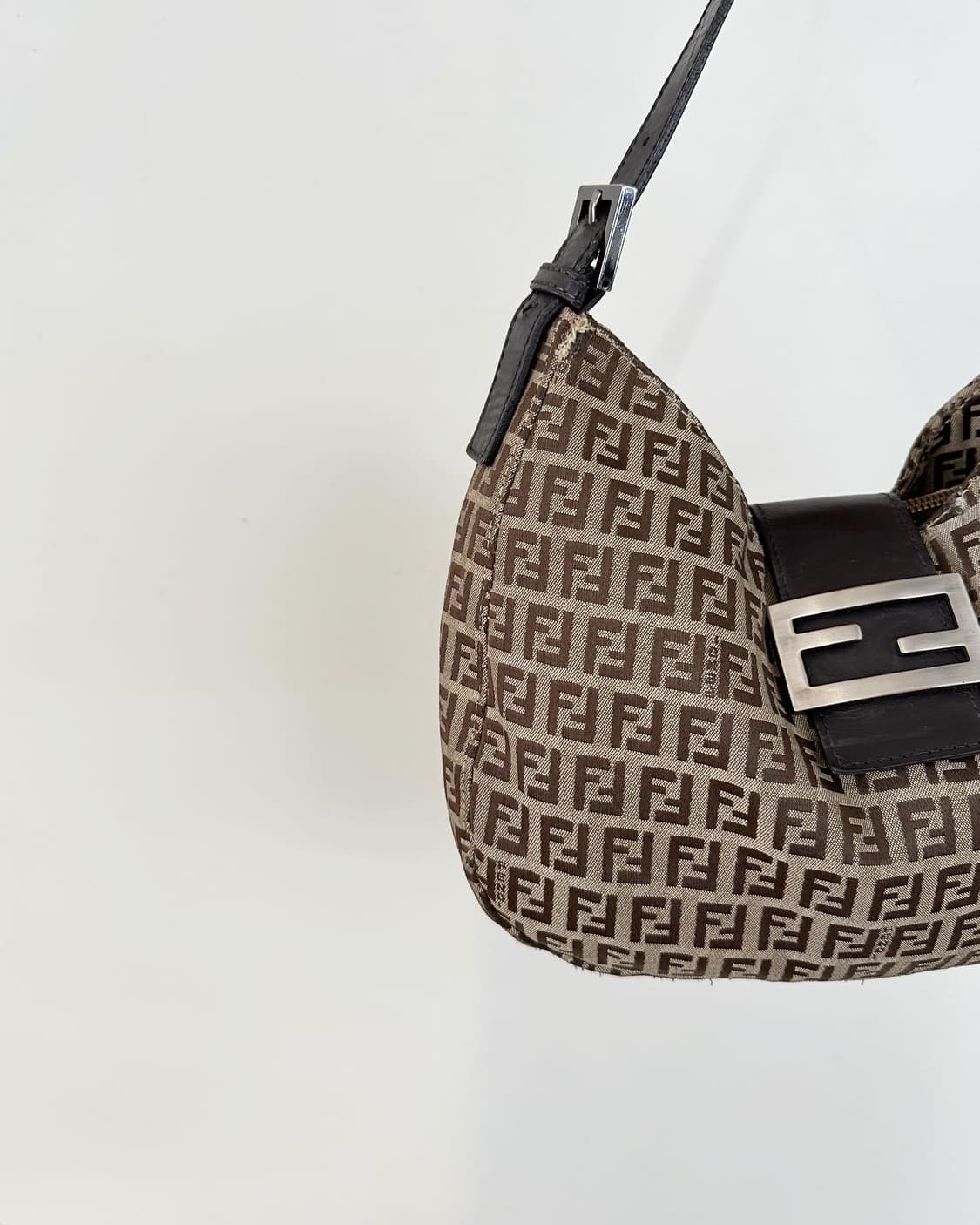 펜디 베이지 주카패턴 빅 숄더백  상품이미지3