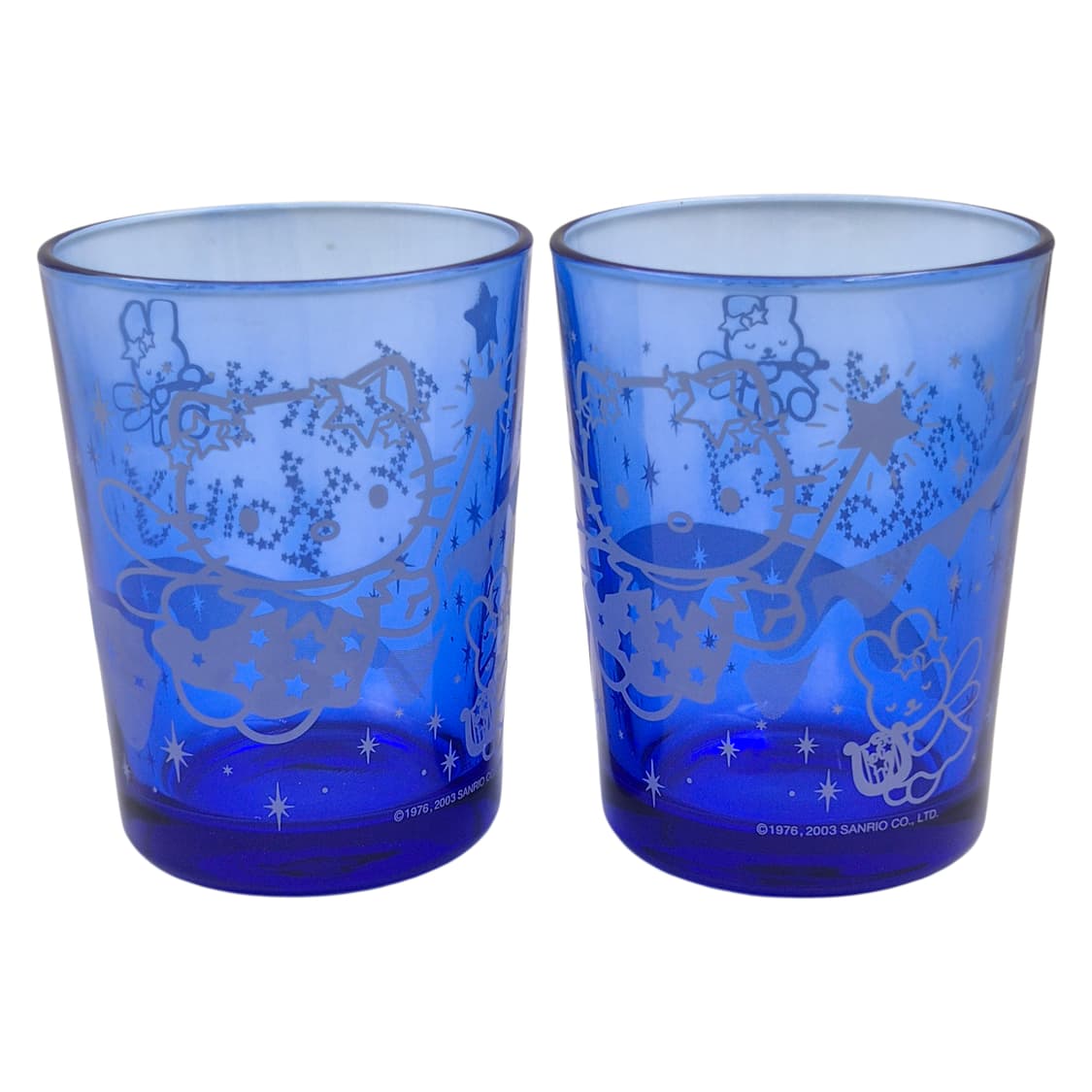 03s 고전 엔젤 키티 블루 텀블러 글라스 세트 상품이미지1