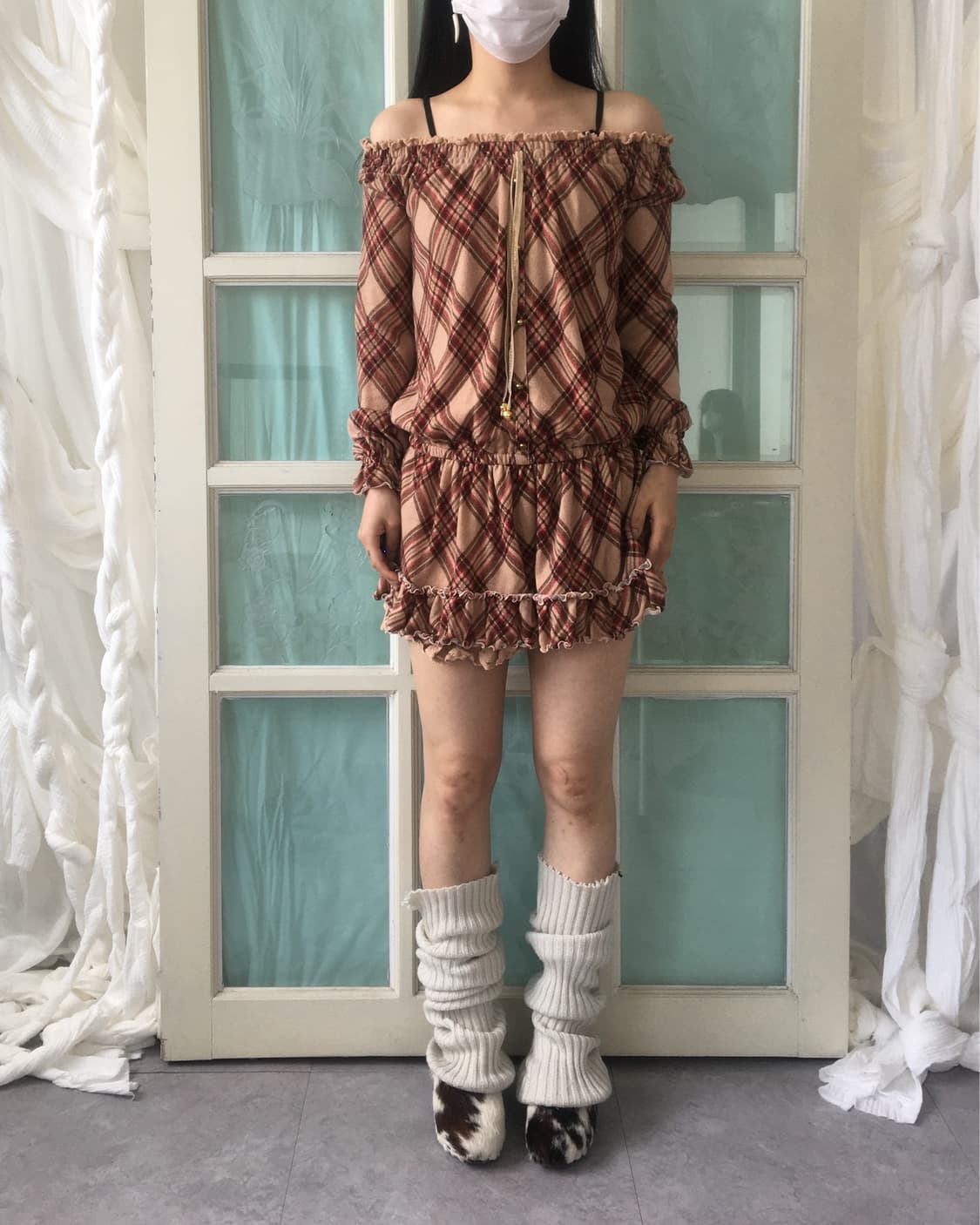 Check pattern onepiece 상품이미지8