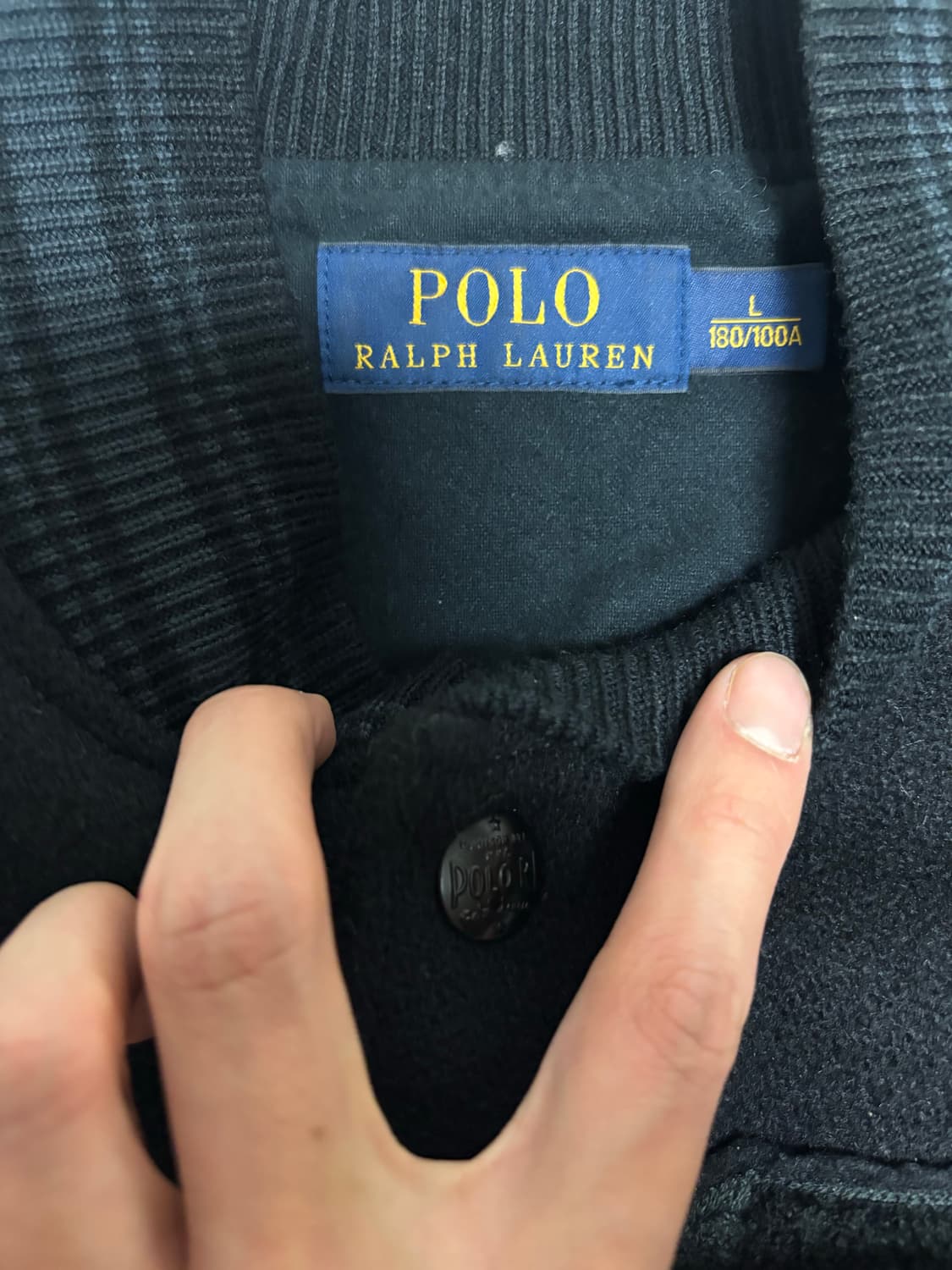 폴로 랄프로렌 아이코닉 레터맨 바시티 자켓 L 상품이미지4