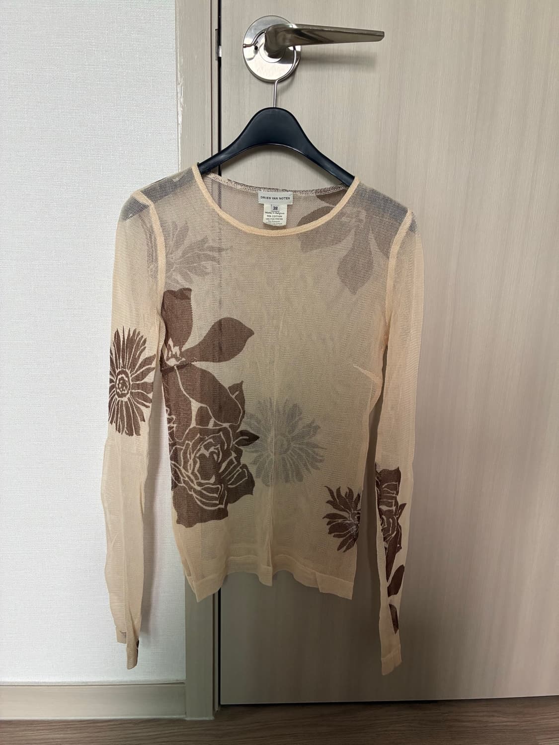 dries van noten flower mesh top 상품이미지1