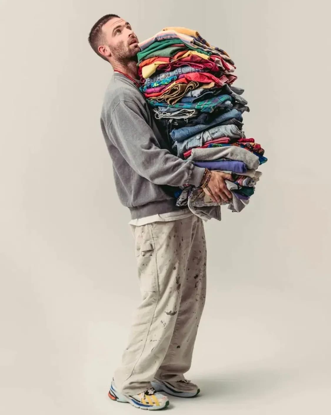 90s 빈티지 올드 갭 GAP 라운드 넥 니트 105 상품이미지9