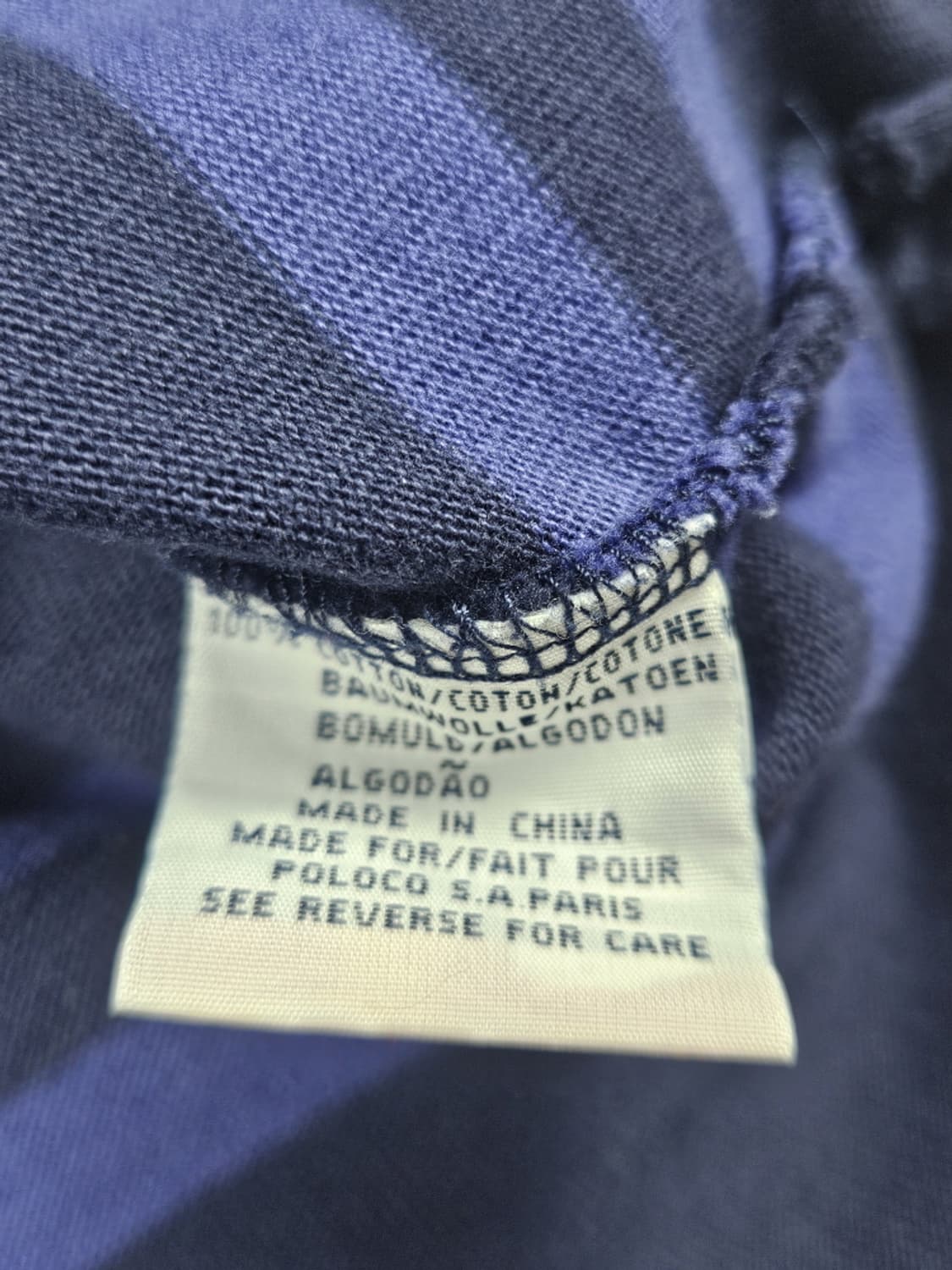 폴로랄프로렌 스트라이프 패턴 럭비 티셔츠 ( M ) / 10158 상품이미지9