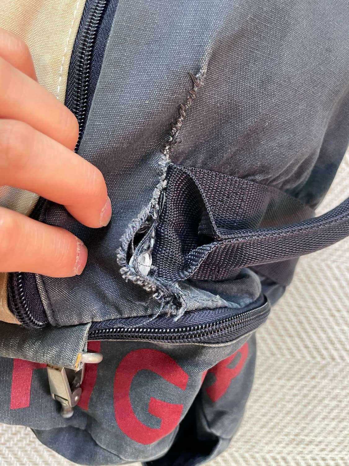 9~00s 올드 타미힐피거 보스턴 백 y2k J03334 상품이미지4