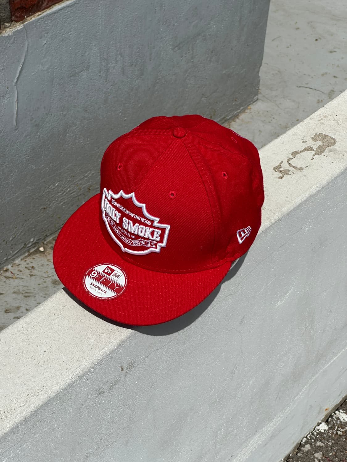 [M-L] 뉴에라 홀리스모크 레드 스냅백 모자 상품이미지2