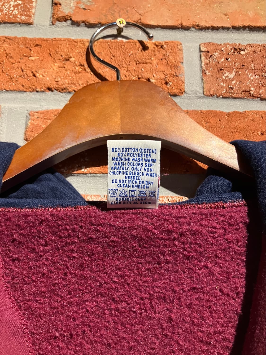 90s USA 빈티지 러셀 하프 집업 스웻 셔츠 맨투맨 상품이미지7