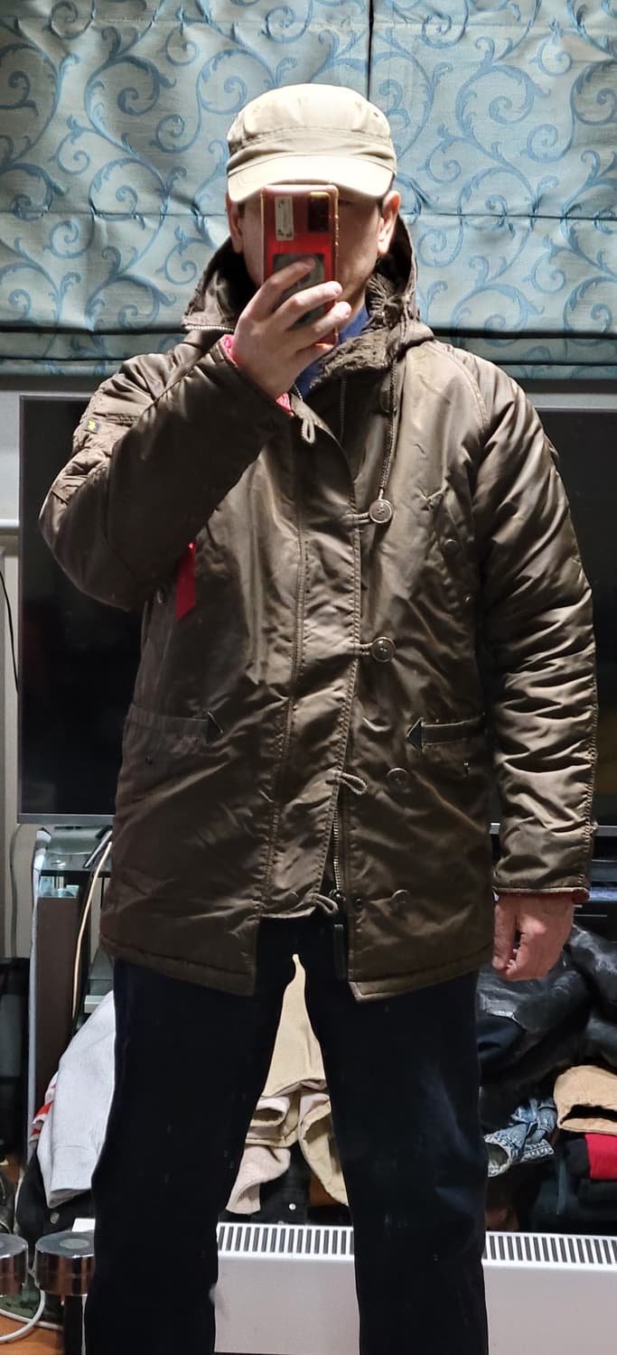 알파인더스트리 N-3B 카키 M 상품이미지1