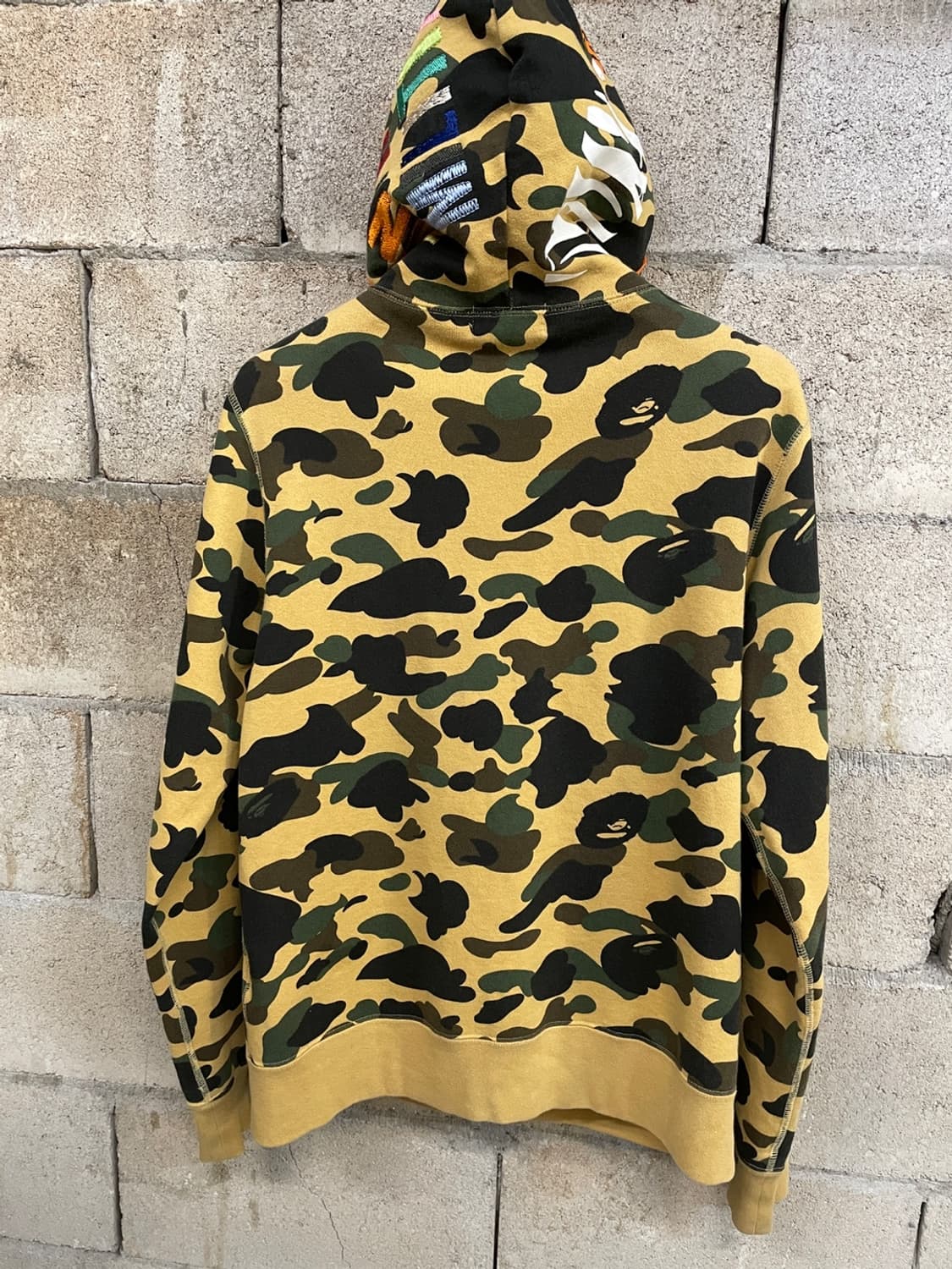 베이프 카모 샤크 후드집업 상품이미지6