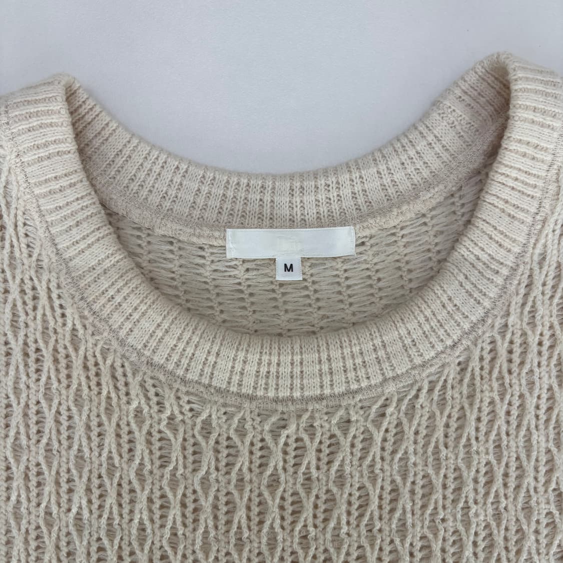 리트 박스 니트 (실착 0회) 상품이미지3