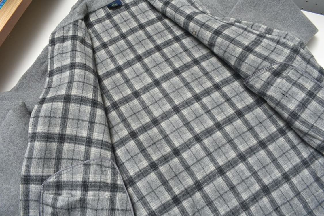 90S 라코스테 울 캐시미어 블루종 자켓 105 N1153 상품이미지5