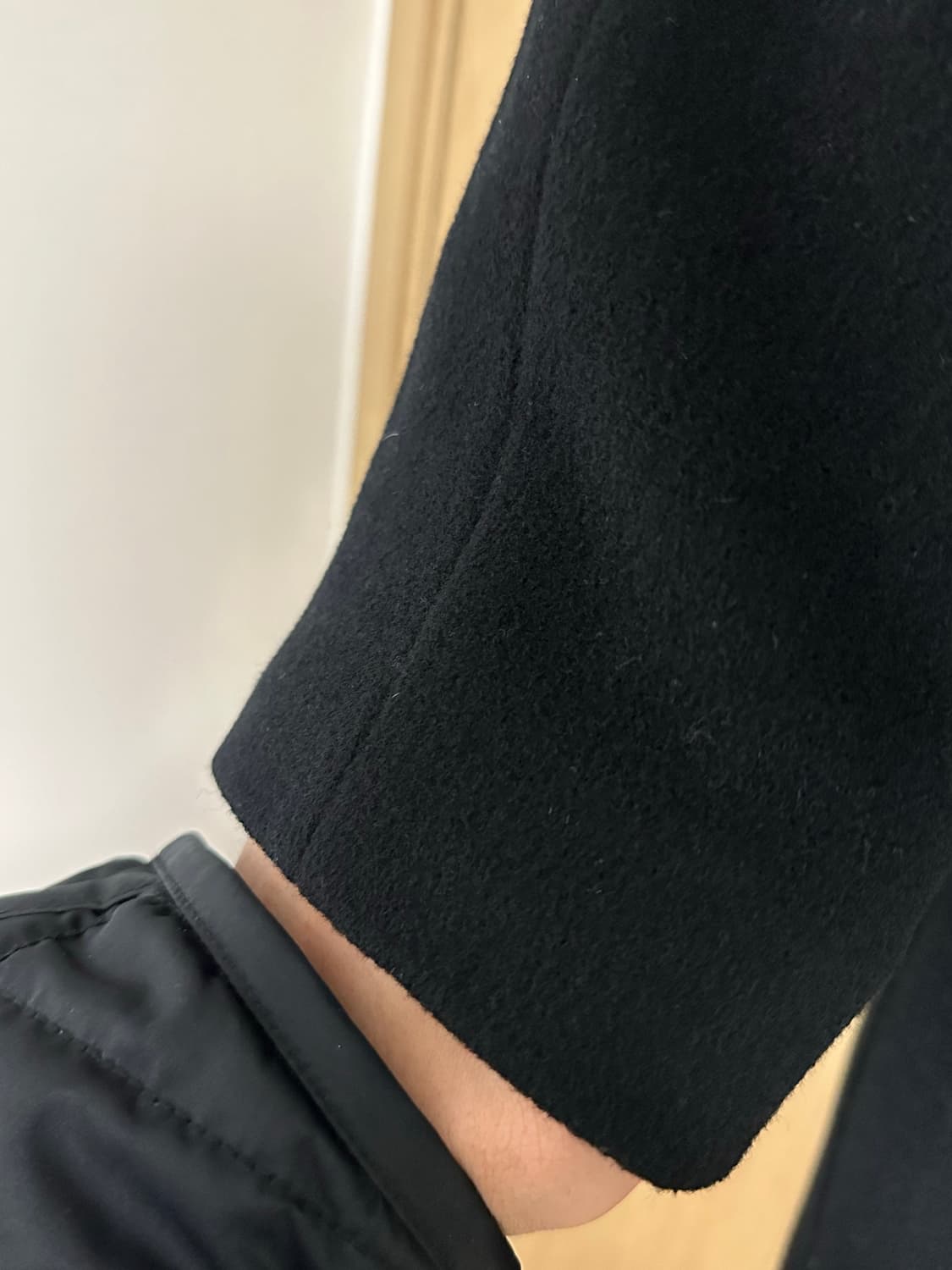 밈 더워드로브 히든 싱글코트 블랙 (100) 상품이미지8