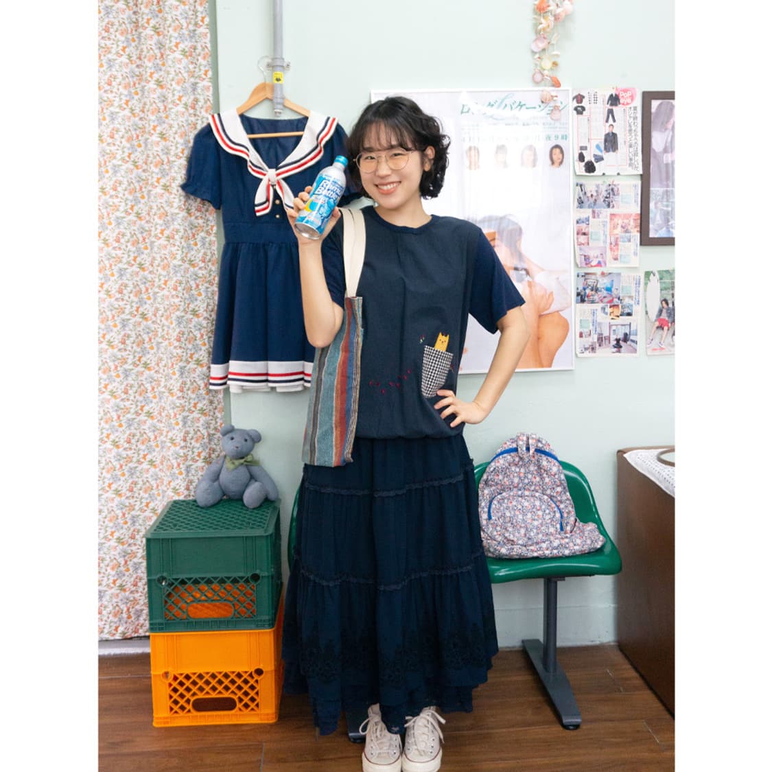 [AXES FEMME] 레이스 티어드 스커트 상품이미지6