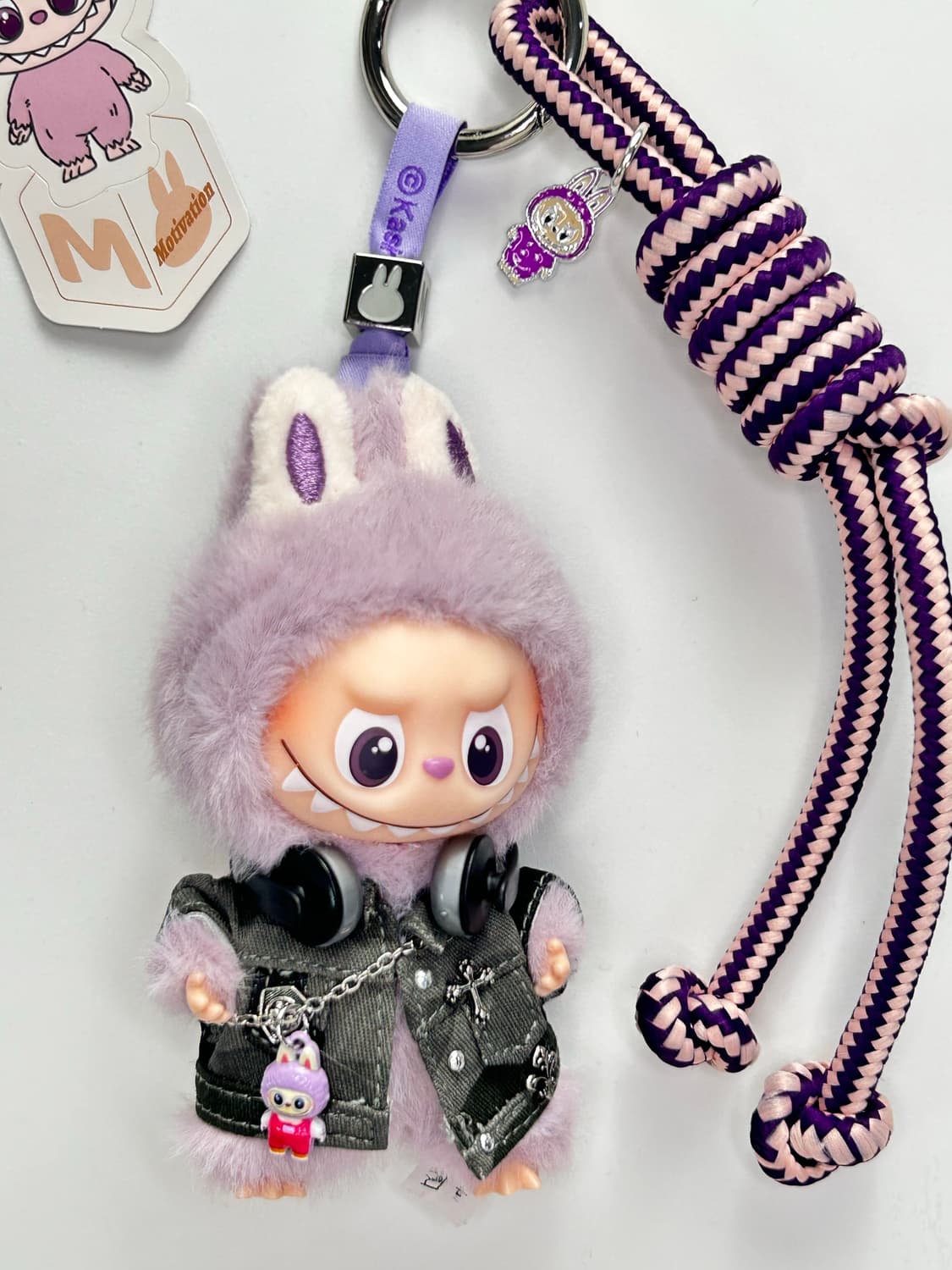 🐰미니라부부 내 마음속 비밀번호”M”커스텀키링 상품이미지2