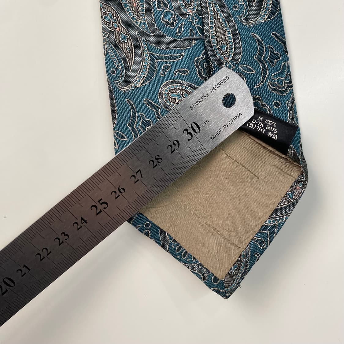 겐조(KENZO) 명품 정품 페이즐리 넥타이 8.2cm 상품이미지7