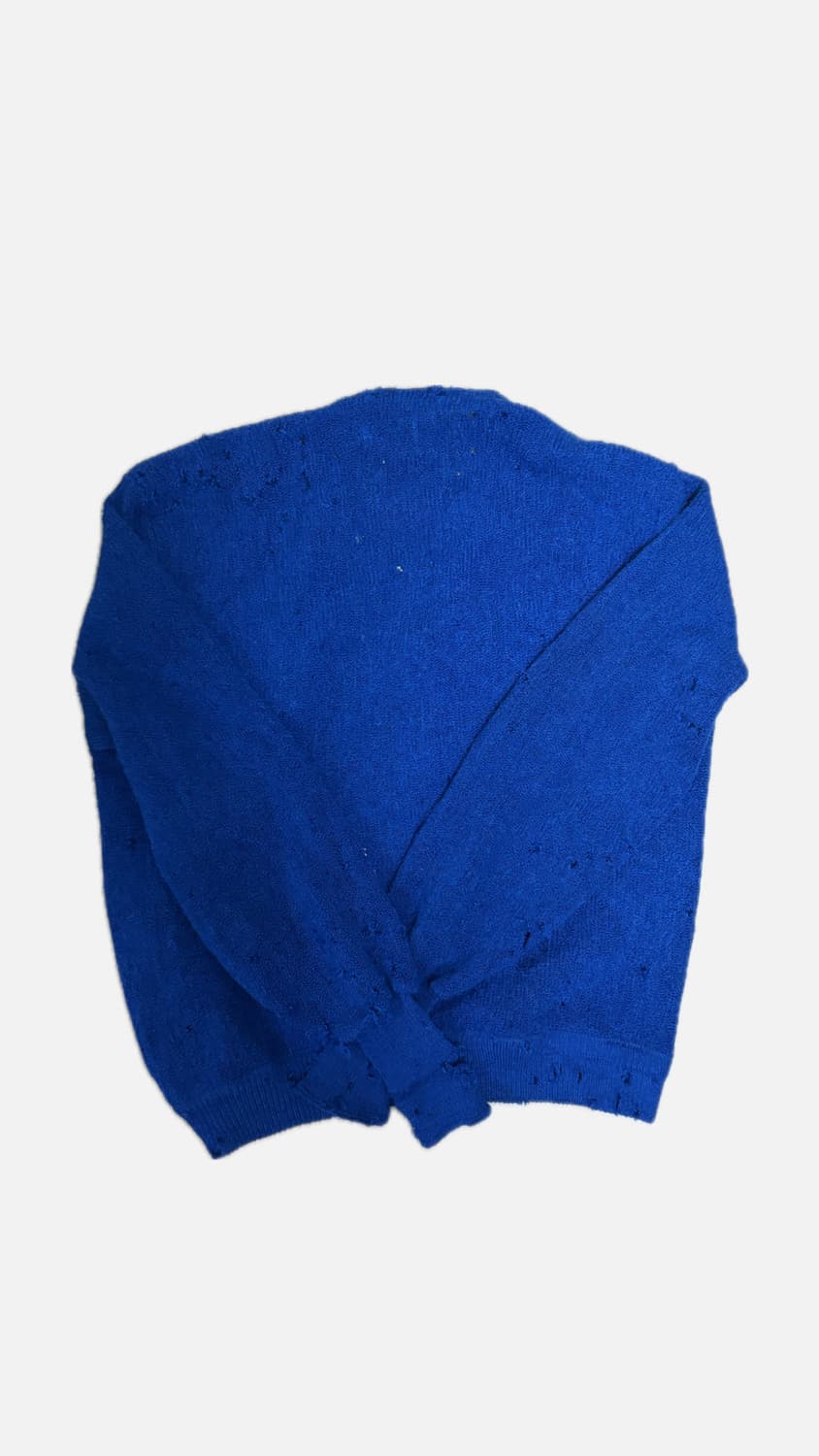 60s-70s 디스트레스 모헤어 가디건 상품이미지2