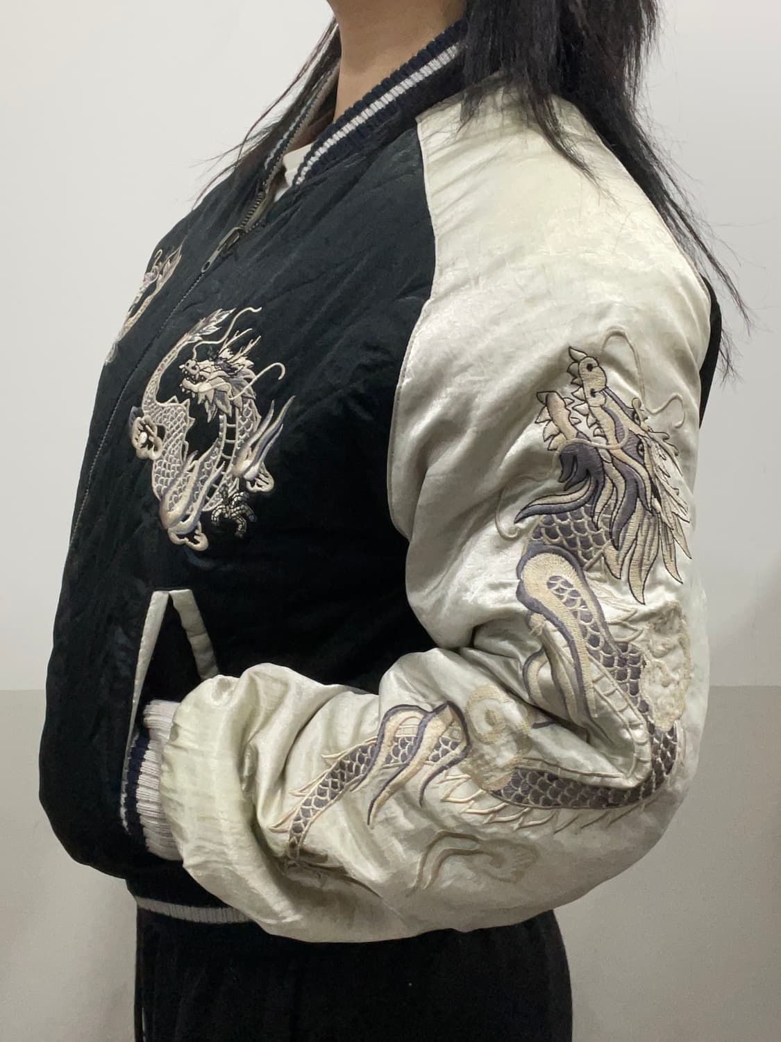 80’s Jpn Pazzo X Hound Dog 오리엔탈리버시블 스카잔 상품이미지2